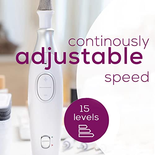 Beurer Mp42 Nail Drill, 7-In-1 Nail Kit With Strong Sapphire Nail Drill Bits, Electric Nail File And Nail Buffer Includes Bright Led Light, Pedicure Kit And Manicure Set With Storage Case #TOP2