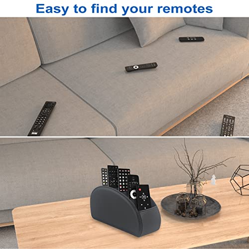 WAYIFON Remote Control Holder with 5 Pockets, Large Holder for TV, DVD, 4K Stick and Bluray Remote Controls, Remote Control Storage for Pens, M-Black - Cosy Home Interiors WAYIFON Remote Control Holder with 5 Pockets, Large Holder for TV, DVD, 4K Stick and Bluray Remote Controls, Remote Control Storage for Pens, M-Black - Image 5