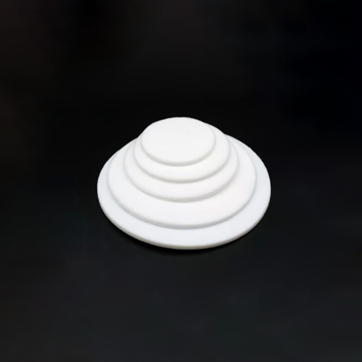 Arandelas planas de goma, 10 juntas redondas de disco sólido de PTFE, junta ciega de plástico King, almohadillas de PTFE de 0,5-5 mm de espesor, amortiguación sellada de PTFE.(65x4mm)