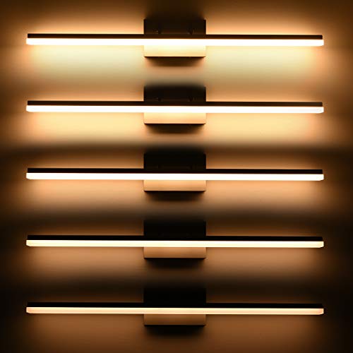 mirrea 36in LED Vanity Lights for Bathroom Brushed Nickel,Warm White 3000K by mirrea - Used condition - Image 6
