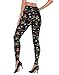 HDE Trendy Design Workout Leggings - Fun Fashion Graphic Printed Cute Patterns Elfed Up - XXL