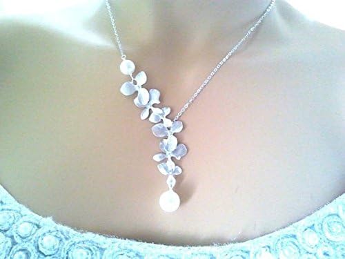 Miniatura 3 de Rose Gold bracelet, Pearl Bracelet, Orchid bracelet, Flower bracelet, Wedding Bracelet, Gift for her, Bridesmaid gifts