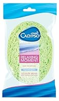 Calypso Relaxing Moment, biologisch abbaubarer Körperschwamm aus Zellulose, 1 Stück, Farbe nicht frei wählbar, Farbig Sortiert (Gelb, Pink, Grün Oder Blau)