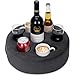 Couch-Getr&auml;nkehalter, Sofa-Getr&auml;nkehalter, herausnehmbares und waschbares Samt-Cup-Cosy-Kissen-Kissen-Scho&szlig;tablett mit Kaffeetassenhalter f&uuml;r Zuhause, Auto, Bad, Park, Reisen, drinnen, drau&szlig;en &ndash; Grau