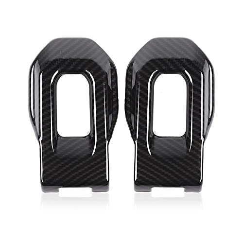 Voodonala For Jeep Jl Abs Carbon Fiber Hood Latches Decor Trim For 2018-2023+ Jeep Wrangler Jl Jlu, 2Pcs #TOP6