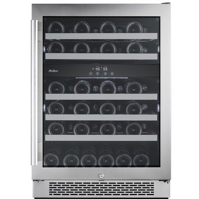 46 Bottle Dual Zone Built-In Wine Refrigerator