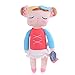 hokkk MeToo farcito Peluche Ragazza addormentata Bunny Rabbit Baby Doll Morbido Simpatico Giocattolo di Moda Regalo di Natale 3