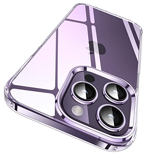 AEDILYS for Apple iPhone 14 Pro Case,[ Italian Materials Not-Yellowing] [15FT Military Grade Drop Protection] [Scratch-Resistant], Slim Non-Slip - Clear by AEDILYS - Used condition - US$24.53