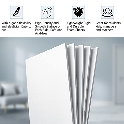 16 Pack Foam Board 11.8In X 16.5In, Hommyprefer 0.2In Thick Polystyrene Foam Board Sheet, White A3 Poster Boards Signboard For Crafts/Projects/Photo Framing/Art Display #TOP3