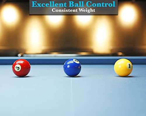 JAPER BEES Classic Pool Balls Billiard Set, Regulation Size Billiard Balls Resin Ball