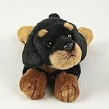 Teddys Rothenburg Rottweiler 30 cm Kuscheltier Hund liegend Plüschtiere
