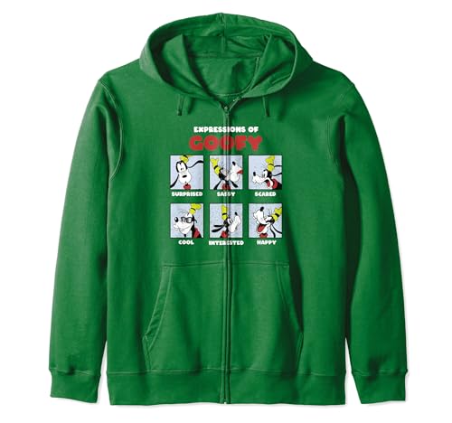 Sweat Disney Mickey And Friends expressions of Goofy pour vos sorties décontractées
