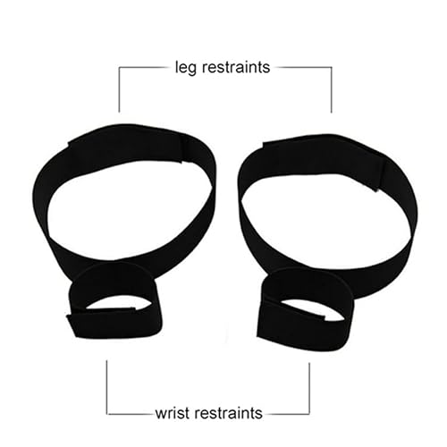 Gaoluwan Bdsm Sex Bed Bondage Restraints Kit Straps Set Toys Thigh Arm And Leg Cuffs Restraints Sex Ties For Ankles And Wrists Bar Sex Handcuff Hand Cuff Bracelets Set For Women Adults Bedroom Sweatshirt thumb #5