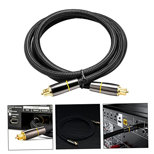 Cable de audio de fibra óptica digital Toslink macho a macho para cine en casa y altavoces 5