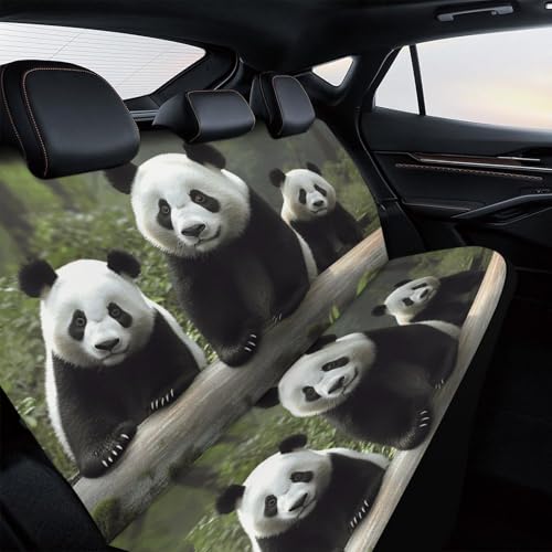 Housse de siège de voiture imperméable universelle panda anti-tache auto