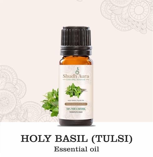 Aceite Esencial de Albahaca Santa (Tulsi) 100% Puro 10ML miniatura 2