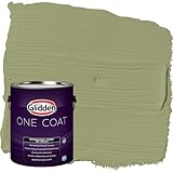 Glidden Exterior Paint + Primer: Sage/Pine Trail, One Coat, Satin, 1-Gallon
