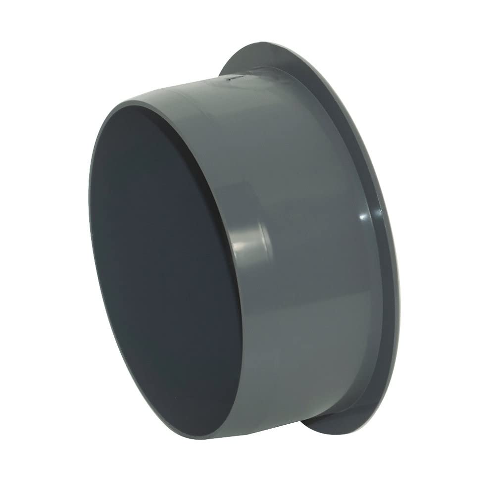 Floplast Anthracite/Grey Sp296a Push-Fit Socket Plug 110Mm