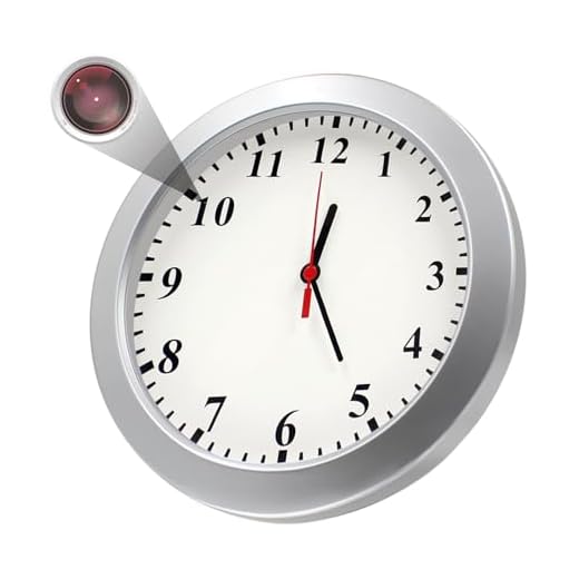 Pelay Hidden Camera Detector Wall Clock 1080P No WiFi Security Camera Nanny Cam Video Recorder with Motion Detection, No Audio Home/Office Surveillance