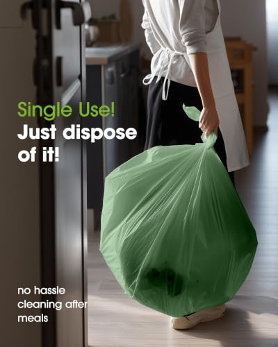 Image of Pureegg Plastic Table Cloth Disposable 54x108 Inch 20 Pack, Sage Green