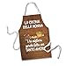 Babloo Grembiule da Cucina Idea Regalo Festa dei Nonni La Cucina della Nonna
