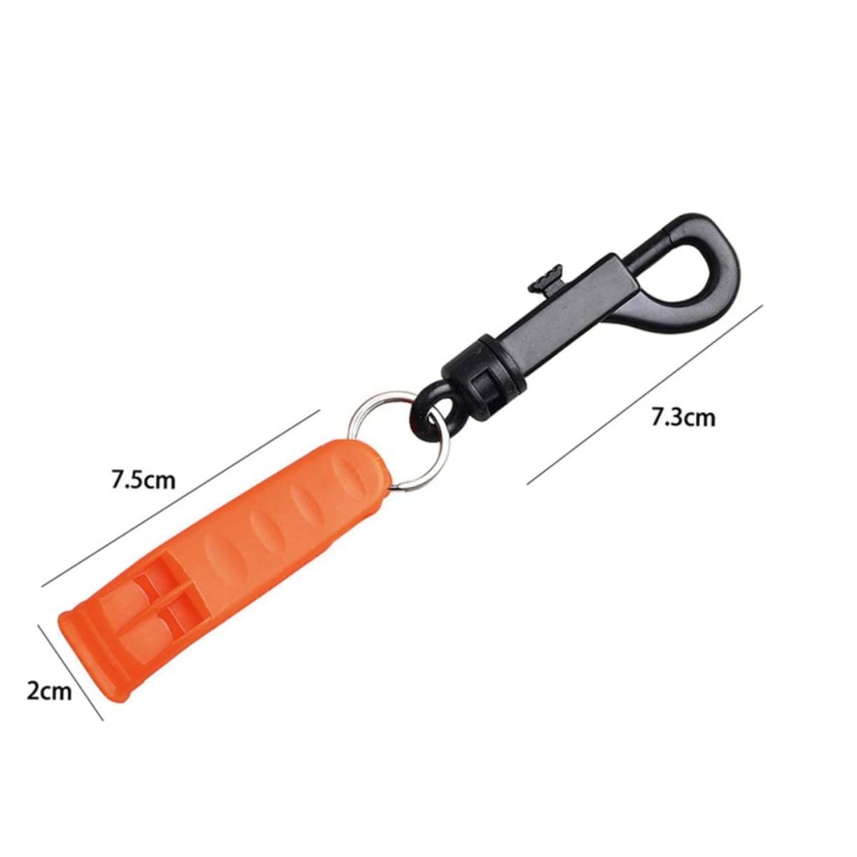 KESYOO Emergency Whistle Set 10pc Camping Safety Survival Whistles Outdoor Gear Loud Plastic for Hiking Sports