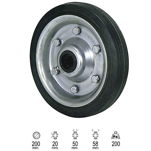 Wolfpack roue 11110064 charge lourde avec roulement fluide modèle 2-0078