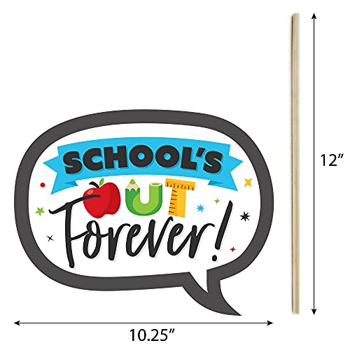 Big Dot of Happiness Teacher Retirement Photo Booth Props #TOP29