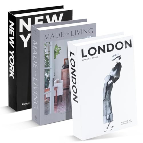 Libros Decorativos Falsos Juego de 3 Plegables