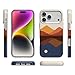 Casely iPhone 17 Pro Case | Opposites Attract | Day & Night Mountains | Compatible with MagSafe | Classic Ultra Slim Design