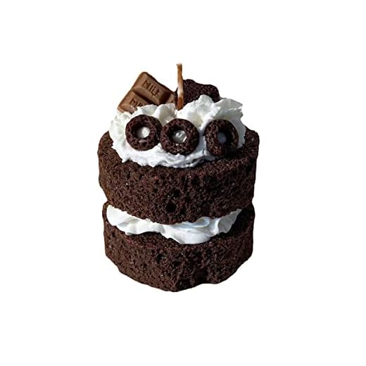 Mini Chocolate Cake Shaped Decorative Scented Candles Home Decoration Birthday Gift Valentine's Gift Candle Lovers…