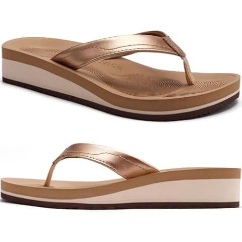 COFACE Ladies Fashion Platform Thong Sandals Cover