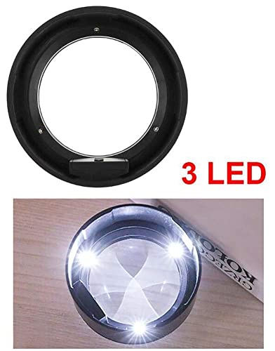 Lampe loupe 5X LED pour broderie et couture de précision au salon