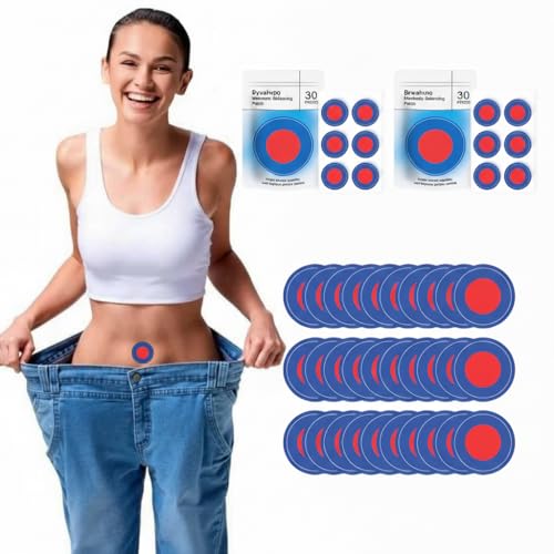 #VerdientProvisionen<br>Abnehmpflaster – 60 Stück Metabalance Patch zur Figurpflege Slim Patch mit pflanzlichen Extrakten Pflaster zum Abnehmen für Bauch Taille diskret hautfreundlich