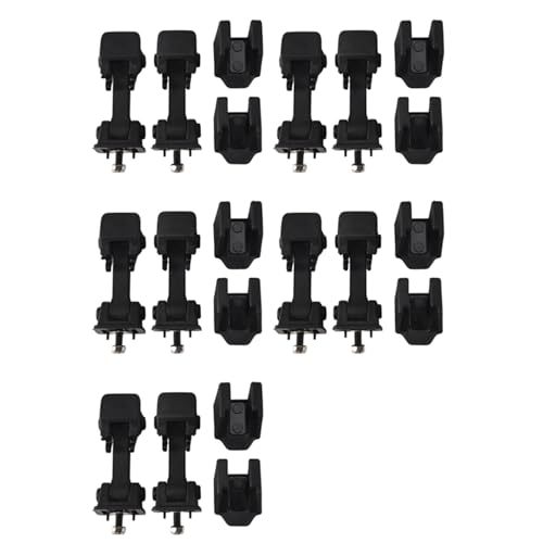 Loquet de Capot TJ Fixe sans Flottement - Kit 10 Verrous Noirs 2007-2016
