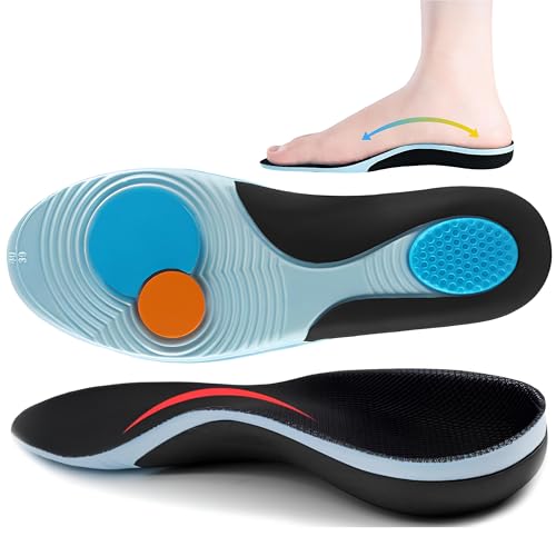 Solette Ortopediche Supporto Per Arco Plantare, Solette Scarpe Plantari Ortopedici Per Piede Piatto,sport Solette Scarpe Per Piedi Piatti, Fascite Plantare, Per Uomini E Donne (39-40)