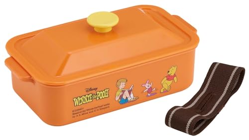 スケーター(Skater) ココット風 弁当箱 520ml 1段 ふわっともれる 食洗機対応 ディズニー くまのプーさん ランチボックス 日本製LCO5-A