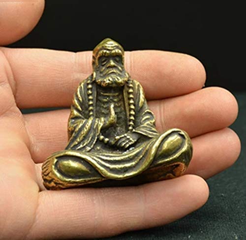 Bouddha Da Mo en laiton pour un espace zen et méditation