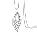 Nataliya Pearl Pendant Long Necklaces (Opal Angel Eye)