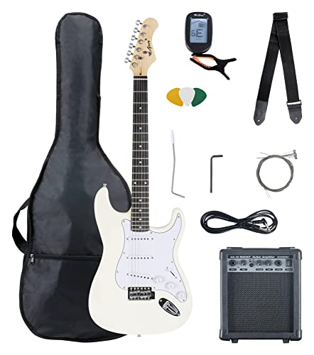 Mcgrey Rockit St Chitarra Elettrica Set Completo White
