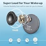 REACHER Rechargeable Vibrating Bed Shaker Clock