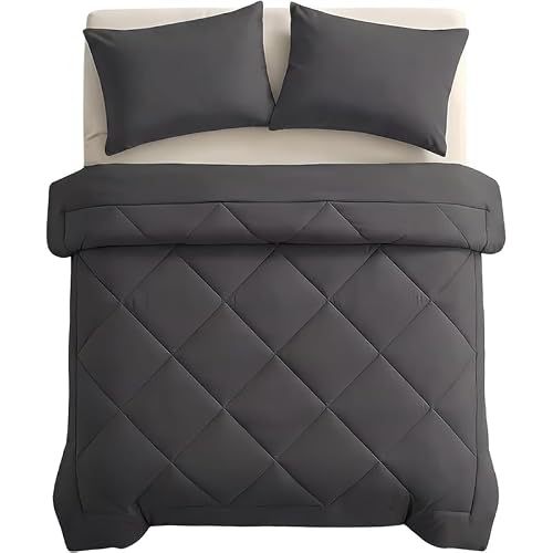 DZ'HUE Magic Splashy Bettdecke, Die Schnelltrocknende 2-In-1 Bettdecke, Waschbare Decke, Intelligente Klimadecke FüR Optimalen Schlafkomfort Immer Die Richtige (Darkgray,135 * 200)