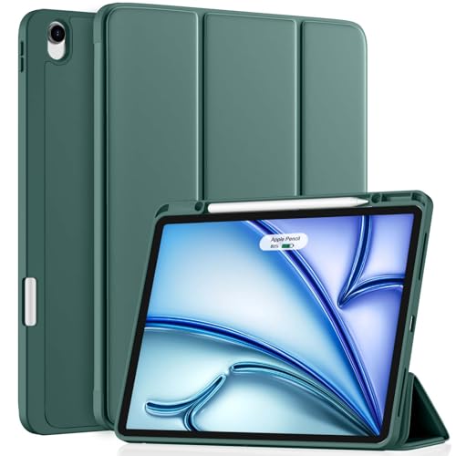 Vobafe Coque iPad Air 13 Pouces M4/M3/M2 (2026/2025/2024) avec Porte-Stylet, Housse Fine à Support Protectrice, Visionnage à Plusieurs Angles,...