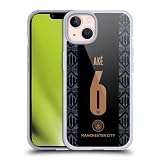 Head Case Designs Officially Licensed Manchester City Man City FC Nathan Aké 2020/21 Players Away Kit Group 1 Gel Case [Military Grade] Compatible with Apple iPhone 13 and Compatible with MagSafe