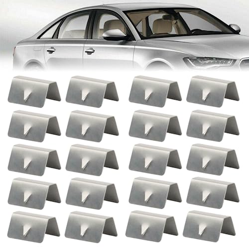 YISIFEINUO 20 Pcs Wind Deflectors Clips Stainless Steel Wind Rain Deflector Fitting Clips Compatible with Heko G3