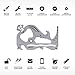 Wallet Multi-Tool, PocketMonkey 12-in-1 Credit Card Tool, Bottle Opener, Stainless Steel, MADE IN USA