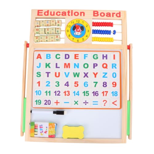 HAPINARY cavalletto artistico in legno per bambini lavagna portatile magneti cavalletto pittura bacheca lavagna per bambini lettera bordo di apprendimento puzzle bambino