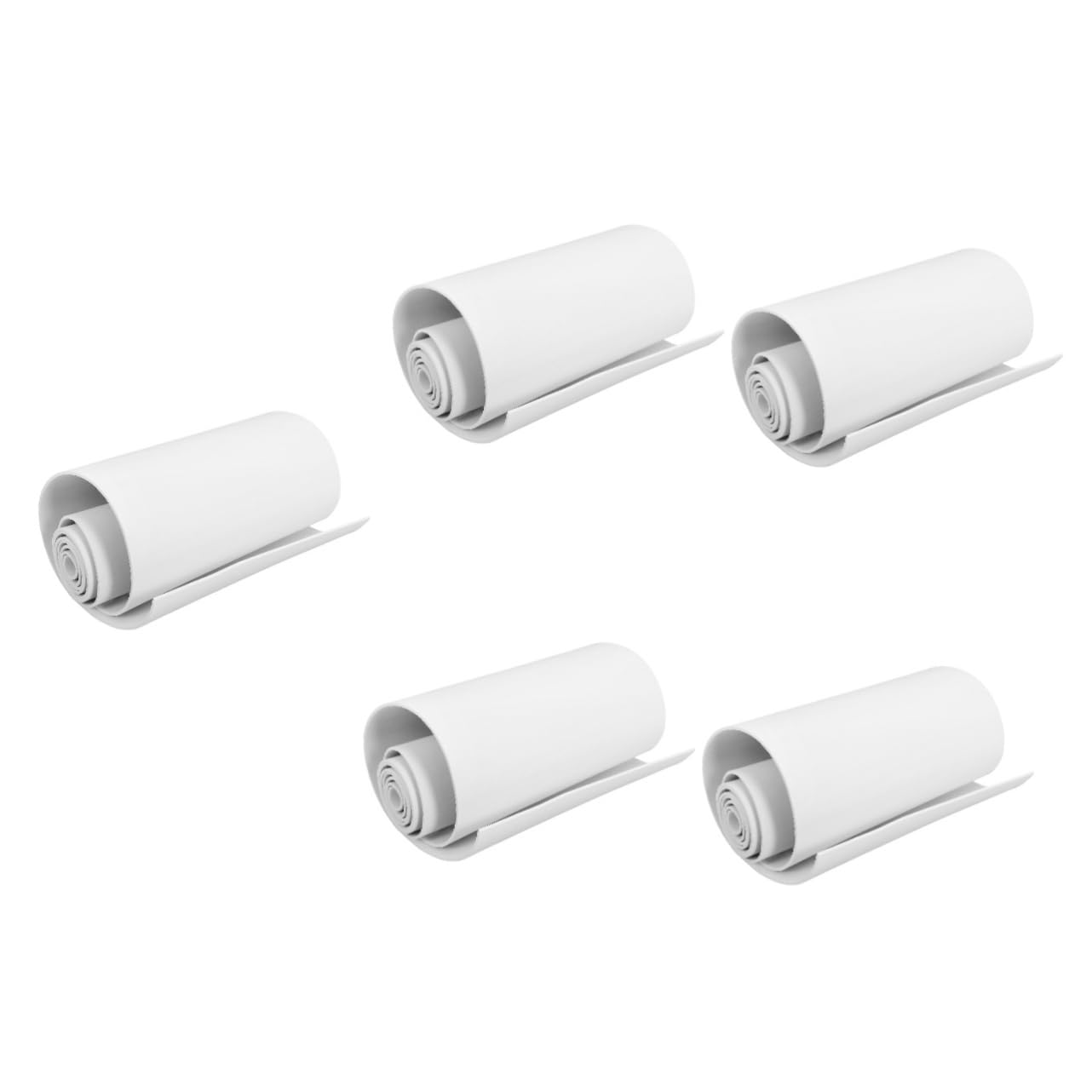 HOMSFOU 5 Rouleaux conseil d'eva de vêtement pour modèle de matériel de bricolage mousse artisanale matériel de vêtement cosplay matériel de modélisme blanche