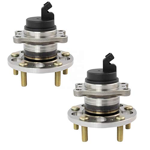 Image of TRQ Rear Left and Right Wheel Bearing and Hub Assembly Set 2 Piece Compatible with 2014-2019 Kia Soul 2015-2019 Soul EV