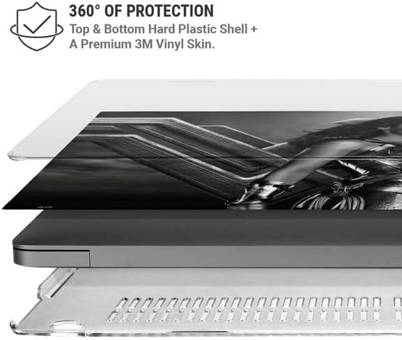 Skinit Case + Skin Compatible with MacBook Pro 16in (2021) - Officially Licensed Warner Bros Wonder Woman Justice League Design